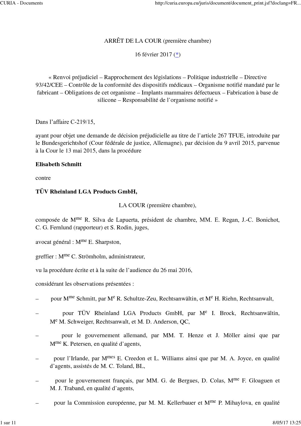 Arrêt rendu par la CJUE - Droit & Technologies